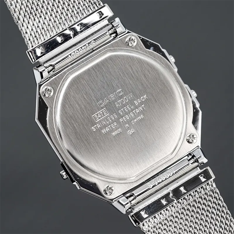 Casio Vintage Japan Quartz Super Slim Digital Watch- A700WM-7ADF